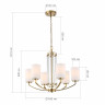 Подвесная люстра ST Luce Opalus SL1403.303.06