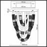 Потолочная люстра Odeon Light Collier L-Vision 5456/80CL
