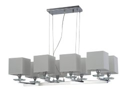 Подвесная люстра Lumina Deco Fianelo LDP 1248-8 WT