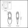 Настенный светильник Odeon Light L-vision Space 4891/33WL