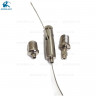 Провод круглый для люстры 2х0,35 D=2,95 mm прозрачный, тефлон, Arditi