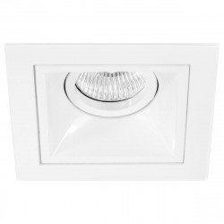 Комплект из светильника и рамки Lightstar Domino Quadro (214516+214506) D51606