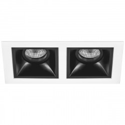 Комплект из светильников и рамки Lightstar Domino Quadro (214526+214507+214507) D5260707