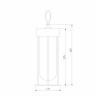 Уличный подвесной светодиодный светильник Elektrostandard Ritz 35183/S a068270