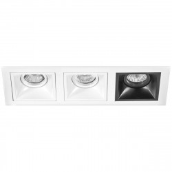Комплект из светильников и рамки Lightstar Domino Quadro (214536+214506+214506+214507) D536060607