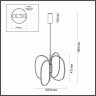 Подвесной светодиодный светильник Odeon Light Exclusive L-Vision Piuma 6665/53L