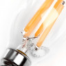 Лампа светодиодная Feron E14 15W 2700K Свеча на ветру Матовая 38261
