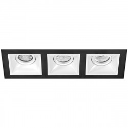 Комплект из светильников и рамки Lightstar Domino Quadro (214537+214506+214506+214506) D537060606