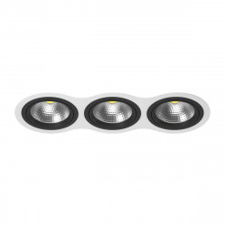 Комплект из светильника и рамки Lightstar Intero 111 (217936+217907+217907+217907) i936070707