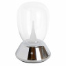 Настольная лампа диммируемая 10W 3000K прозрачный/хром Uovo III Lightstar 807904