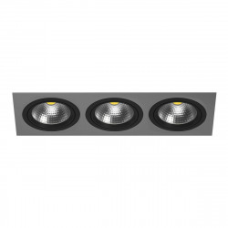 Комплект из светильника и рамки Lightstar Intero 111 (217839+217907+217907+217907) i839070707