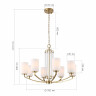 Подвесная люстра ST Luce Opalus SL1403.303.08