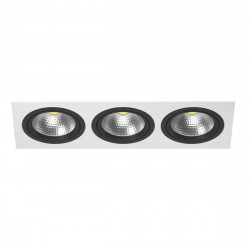 Комплект из светильника и рамки Lightstar Intero 111 (217836+217907+217907+217907) i836070707