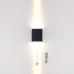 Уличный настенный светильник Odeon Light Arrow Nature 7188/10WL