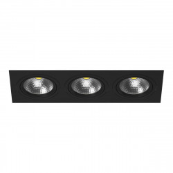 Комплект из светильника и рамки Lightstar Intero 111 (217837+217907+217907+217907) i837070707