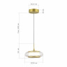 Подвесной светодиодный светильник ST Luce Frittela SL6239.203.01