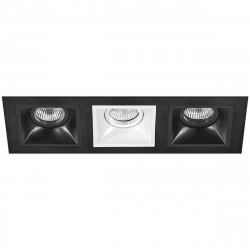 Комплект из светильников и рамки Lightstar Domino Quadro (214537+214507+214506+214507) D537070607