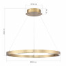 Подвесной светодиодный светильник ST Luce Parilla SL6238.333.01