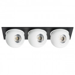 Комплект из светильника и рамки Lightstar Intero Ball (217537+217062+217062+217062) i537626262