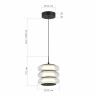 Подвесной светодиодный светильник ST Luce Frittela SL6239.403.03