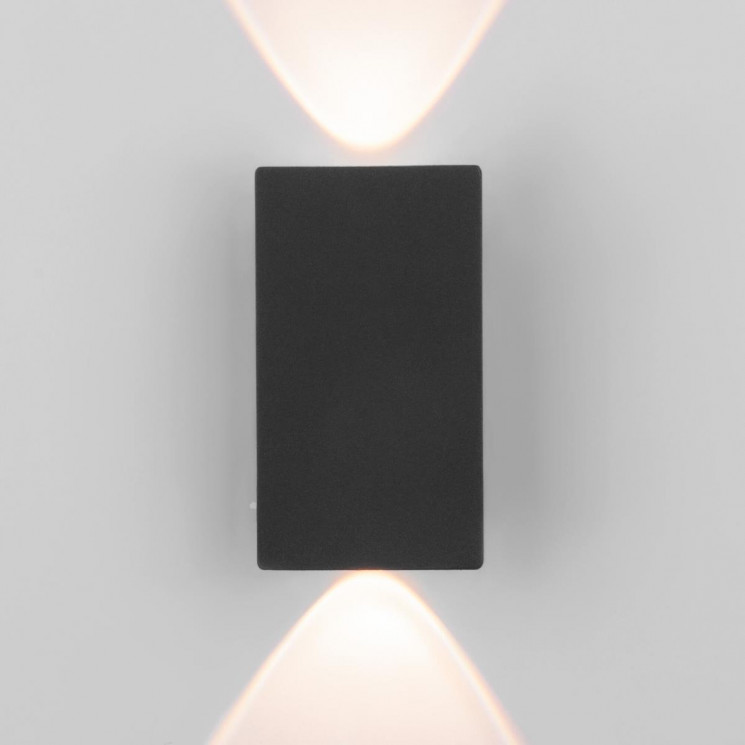 Уличный настенный светодиодный светильник Elektrostandard Mini Light 35154/D черный a060883