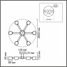 Потолочная люстра Lumion Vudi Comfi 8306/6C