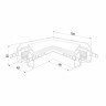 Коннектор угловой для шинопровода Elektrostandard Slim Magnetic 85124/00 a062151