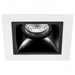 Комплект из светильника и рамки Lightstar Domino Quadro (214516+214507) D51607