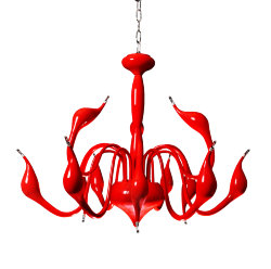Подвесная люстра Lumina Deco Magica W12 LDP 6028-12 RD