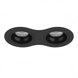 Комплект из светильников и рамки Lightstar Domino Round (214627+214607+214607) D6270707