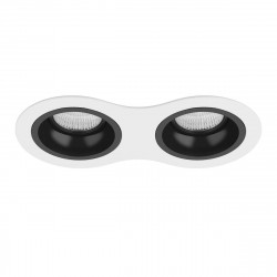 Комплект из светильников и рамки Lightstar Domino Round (214626+214607+214607) D6260707