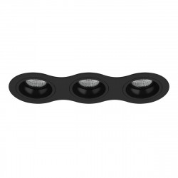 Комплект из светильников и рамки Lightstar Domino Round (214637+214607+214607+214607) D637070707