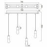 Подвесной светильник Vele Luce Tendenza VL6492P14
