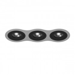 Комплект из светильника и рамки Lightstar Intero 16 (217639+217607+217607+217607) i639070707