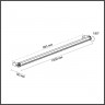 Уличный настенный светодиодный светильник Odeon Light Nature Graze 7040/22WL